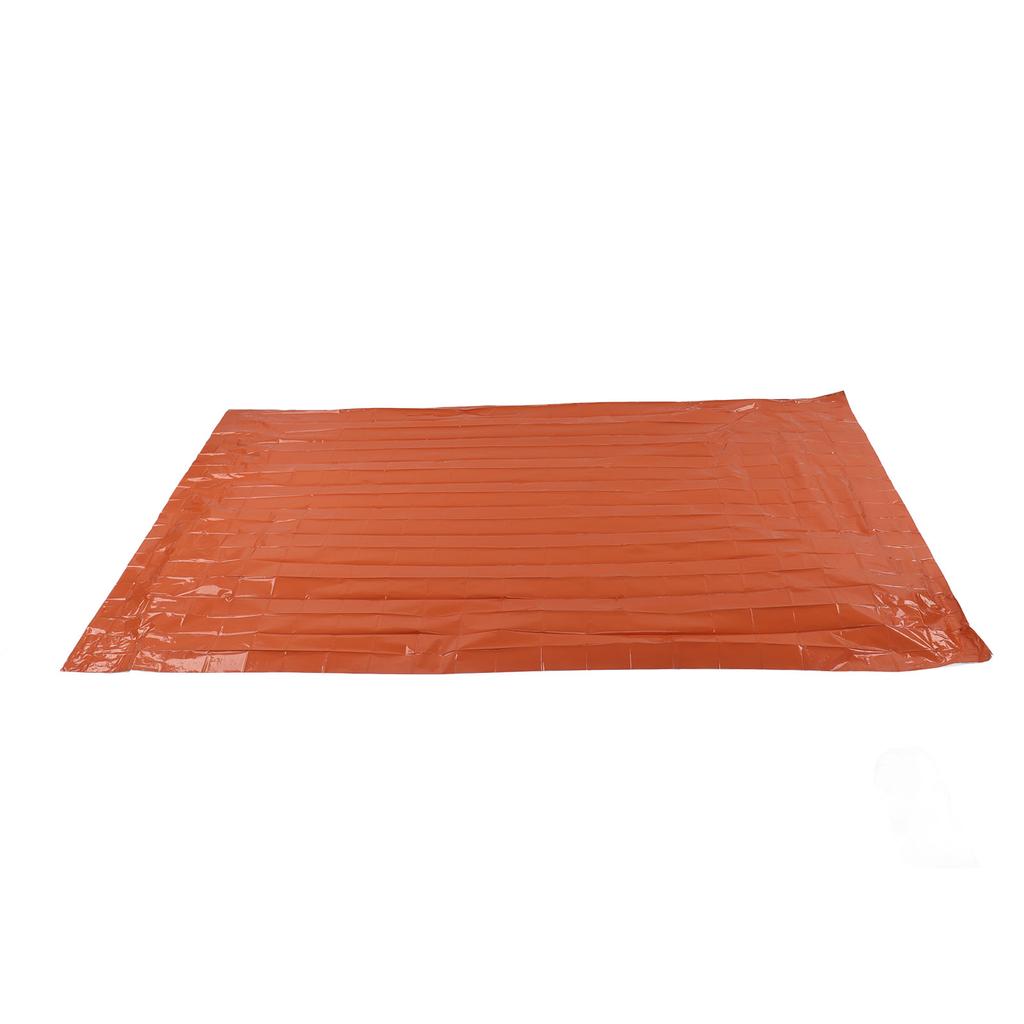 Emergency Blanket Windproof Waterproof Thermal Blanket for Outdoors Camping Hiking Orange