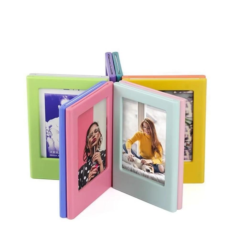4PCS Multi-purpose Magnetic Picture Frame 3 Inches Fridge Magnets Mini Picture Frames  Kitchen Decor
