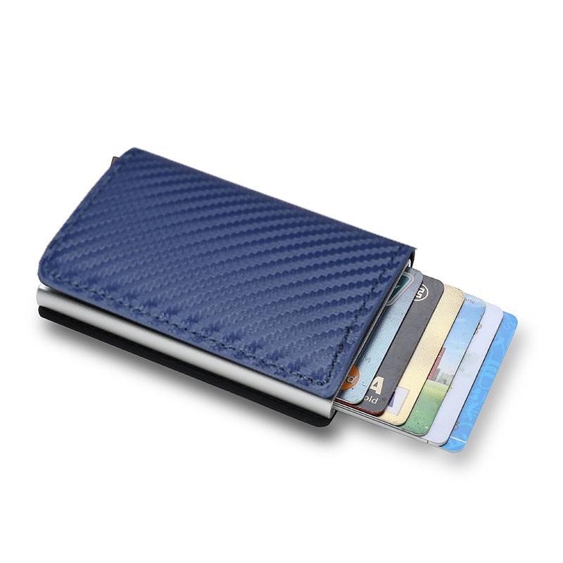 Anti Thief Rfid Credit Card Holder Smart Minimalist Wallet Men Women Slim Bank Cardholder Case Money Bag Cash Creditcard Purse