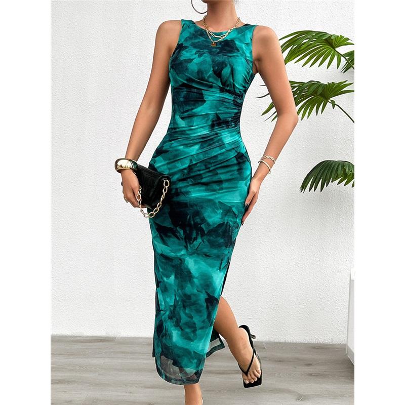 Spring Summer Elegant Slim Fit Sleeveless Dress Women Chic Casual A-line Dress For Parties Weddings And Everyday Wear Trendy Fashion Outfit