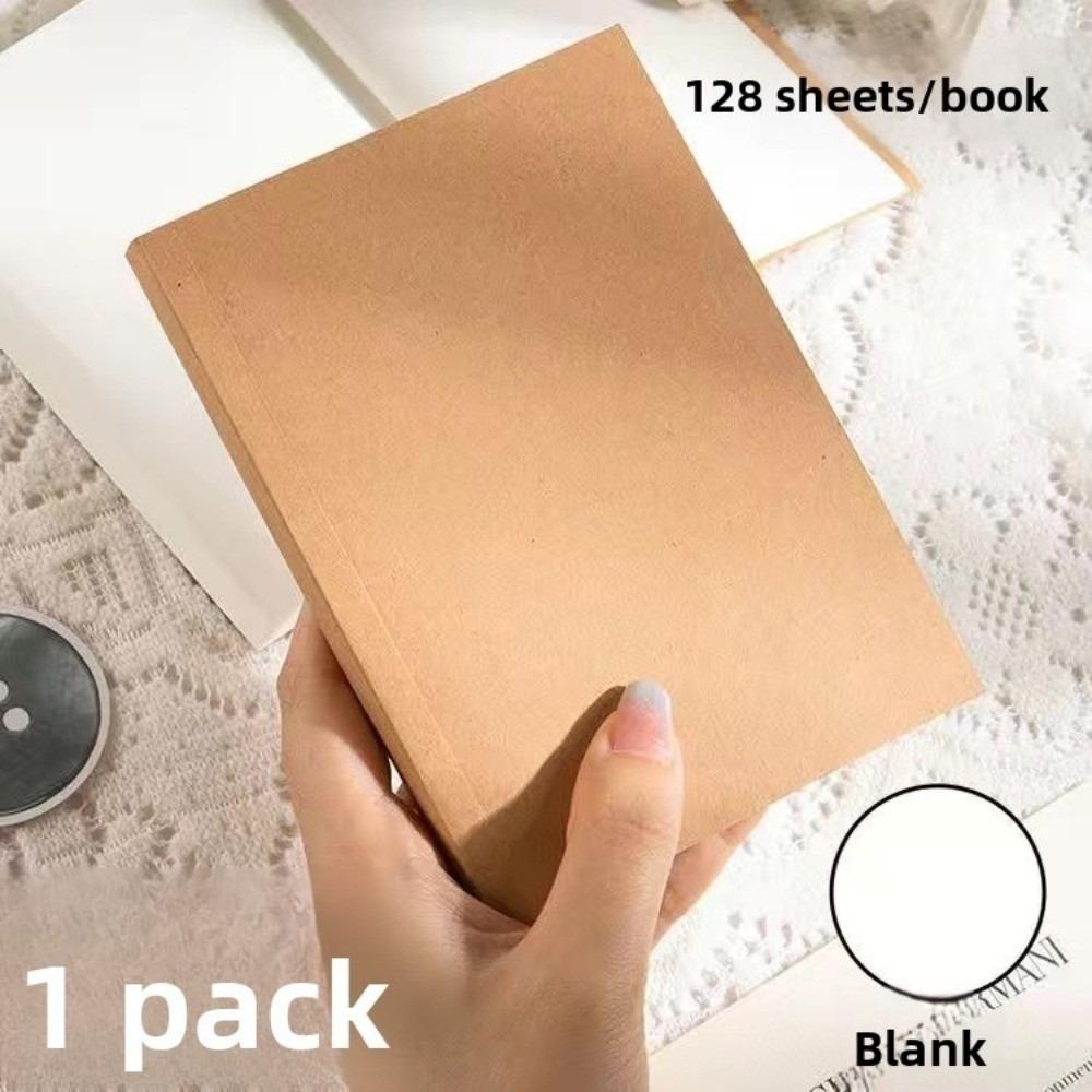 

Карманный маленький блокнот Утолщенный блокнот Новый блокнот А6 khaki-Blank