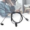 USB Type C Earphone Single-Side Earphone Magnetic Earbud,Single-Ear Earbud with Mics for Travel, Running, and Security