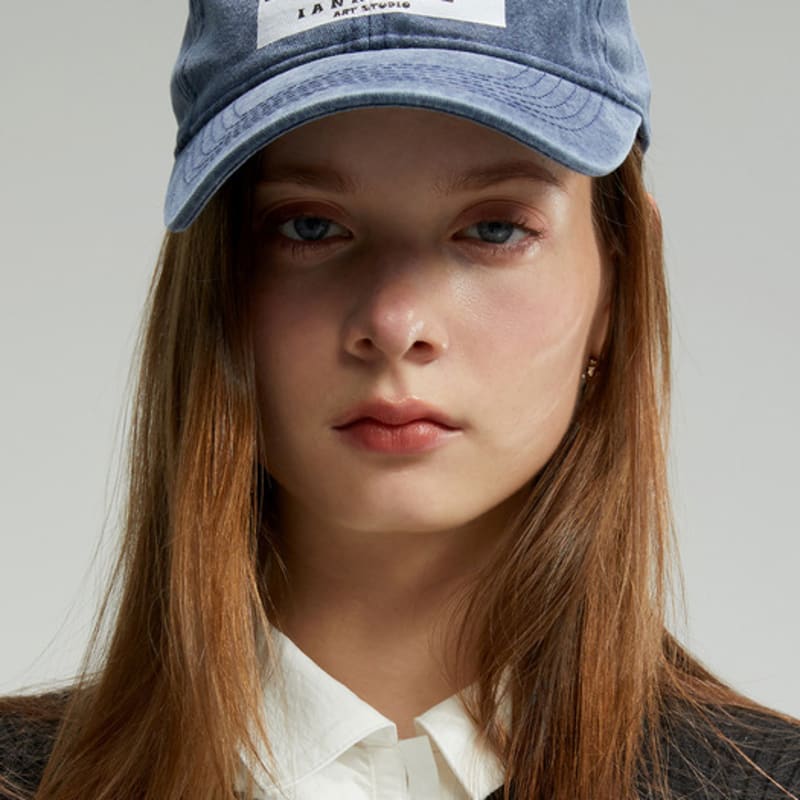 

Iannmore Signature Printed Baseball Cap(BL) Blue_FREE