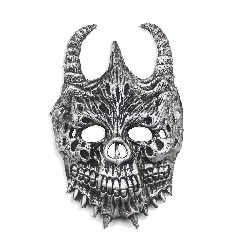 Realistic Full Head Skull Mask Full Head Stage Performance Props Halloween Mask  Masquerade