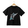 Florida Marlins T-Shirt Vintage Logo Style Graphic Tee Baseball Fan Streetwear