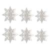 6Pcs Christmas Snowflake Ornaments 3D Large Iridescent Paper Snowflakes Hanging Decoration for Winter Wonderland Christmas Party Holiday New Year Home