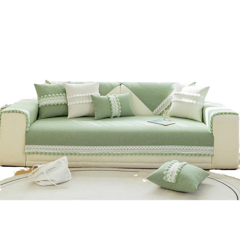 Small Fresh Chenille Sofa Cushion New Four-season Universal Seat Cushion Blanket Non-slip Sofa Cover Cover Cloth Towel
