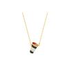 Swarovski Nicest Donut Coffee Pattern Necklace Set Women Necklaces Gold 5459142