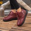 Women's shoes, women's casual shoes, waterproof, fleece, thickened warm cotton boots,  new style anti-slip leather shoes