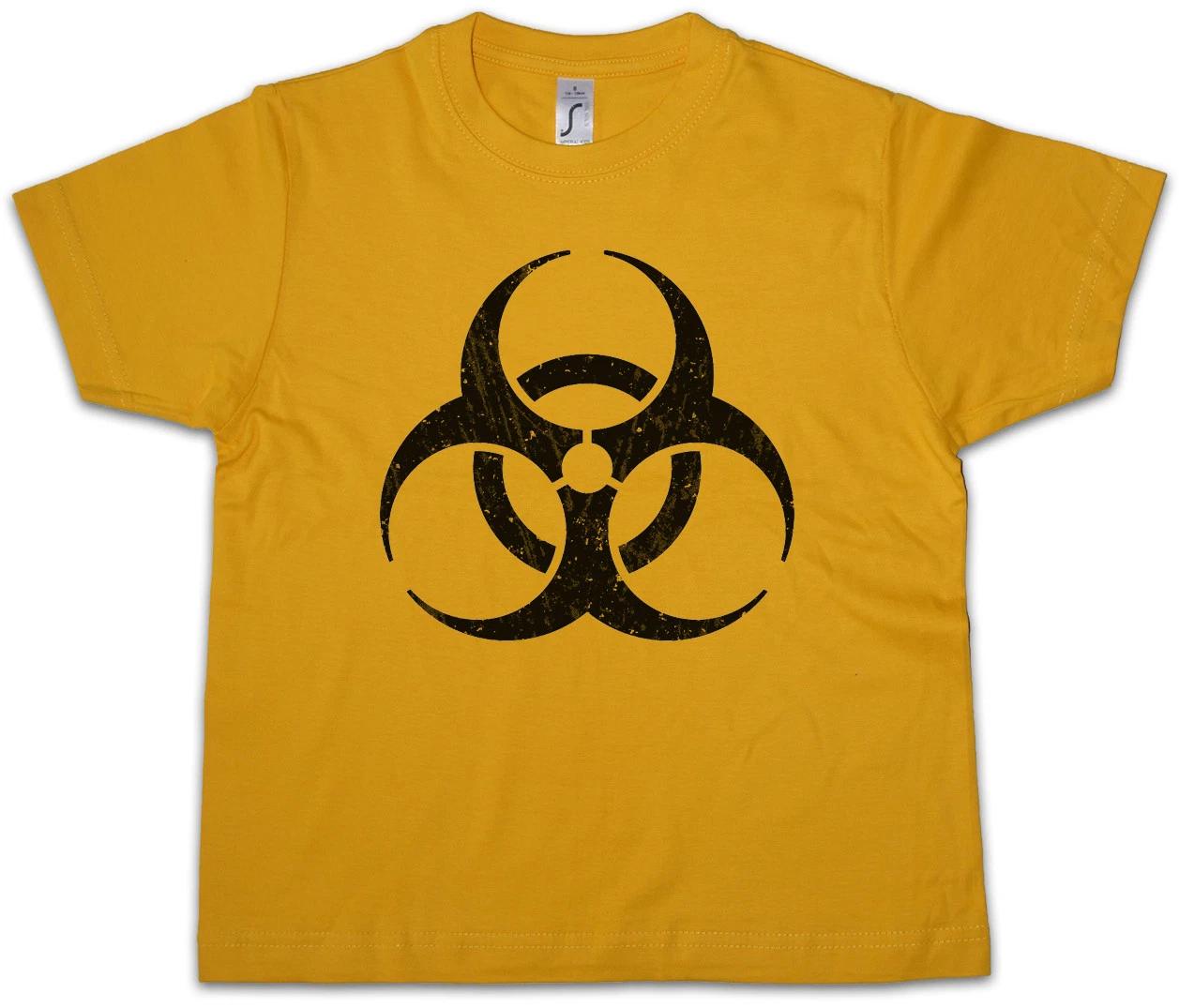 BIOHAZARD VINTAGE SYMBOL Kids Boys kids boys T-Shirt Big Bang Hardcore Logo Theory 110