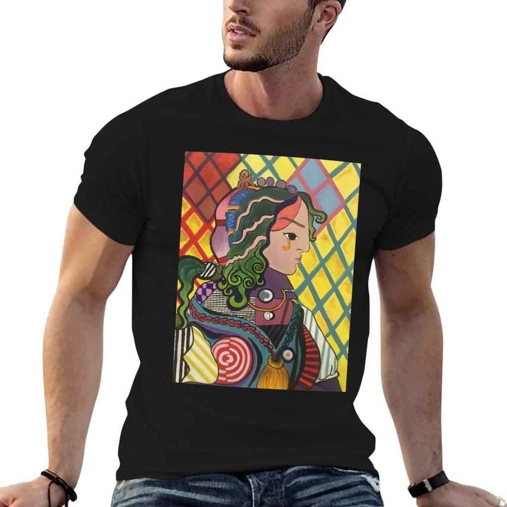 Portrait Of A Young Unisex Tshirt Large Size Basic Casual Tshirt