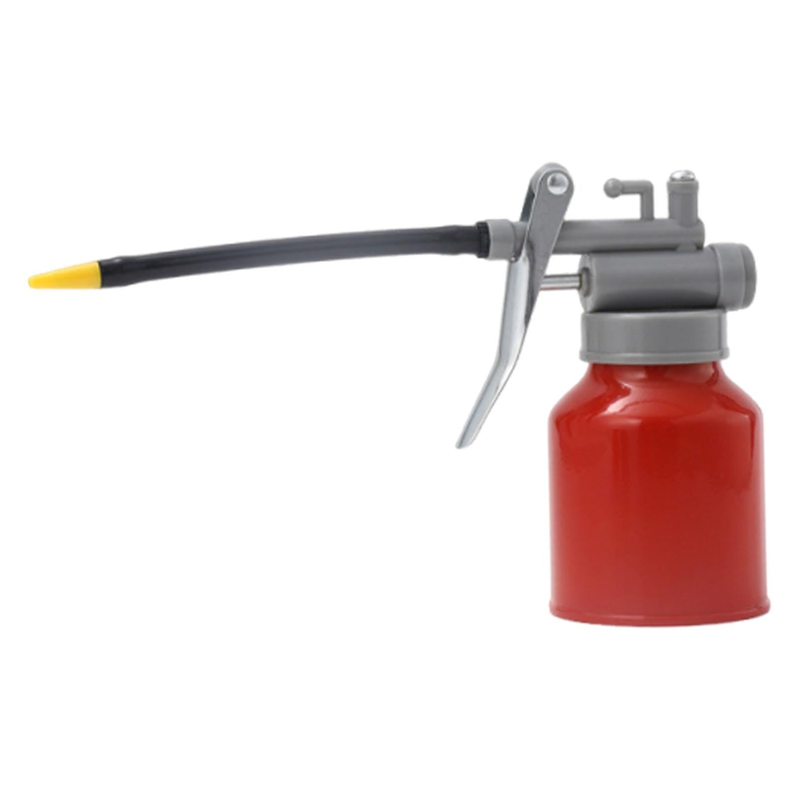 

Hand Pump Oiler Can Sturdy Practical with Spout Durability Portable Multipurpose, High Pressure Oil Bottle, Oil Can Pump Oiler красный