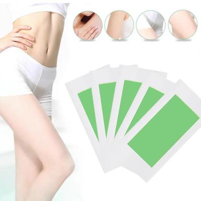 Lot de 10 bandes de cire dépilatoire professionnelles haut de gamme pour les jambes, épilation indolore, été O P6A3