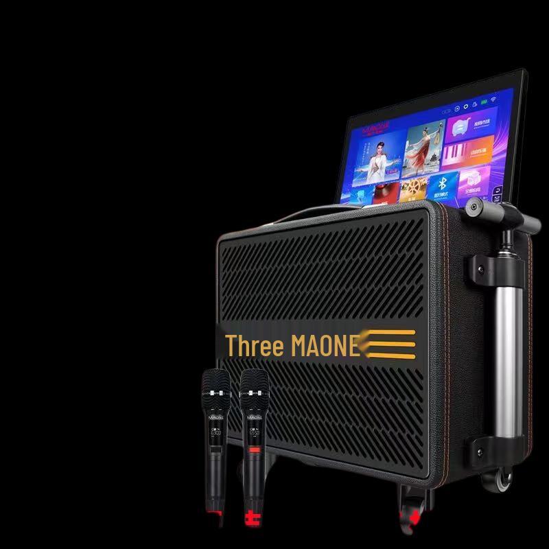 MALONE GT810S Portable KTV Smart Speaker System with Dual Mics CN Plug (adapter Included) (CN Version)