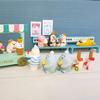 Creative Japanese Cat Ice Cream Resin Desk Ornament
