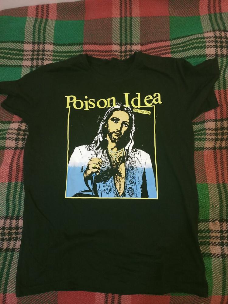 Poison Idea Черная футболка Хлопок Унисекс S-234XL Для Мужчин Женщин RD514 Унисекс Футболка XXL