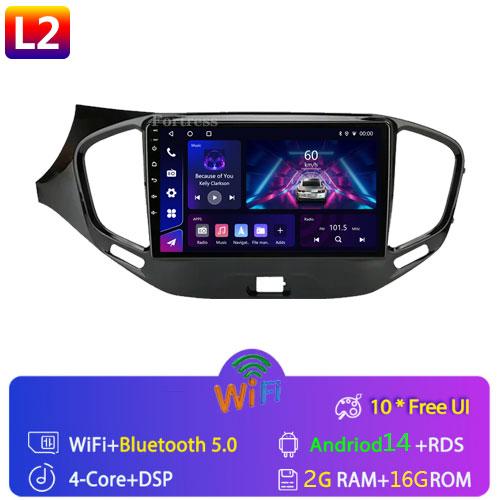 

2 Din Android 12 автомобильный радиоприемник мультимедиа видеоплеер для LADA Vesta Cross Sport 2015-2019 GPS 4G WIFI стерео Carplay Auto QLED RDS