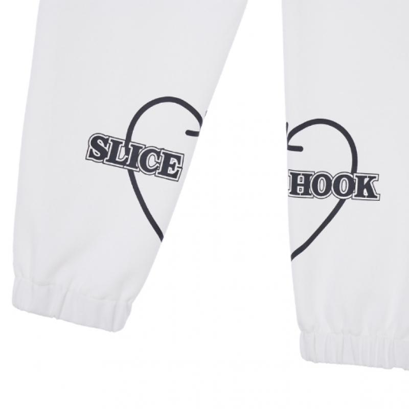 Goxo Jogger Pants White Hooksl Heart