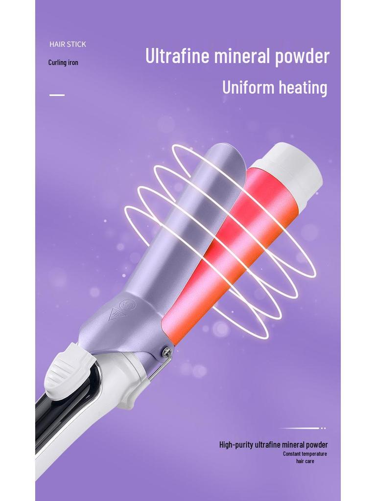 40mm Big Wave Automatic Electric Curling Iron with Negative Ion & Hair Care Features