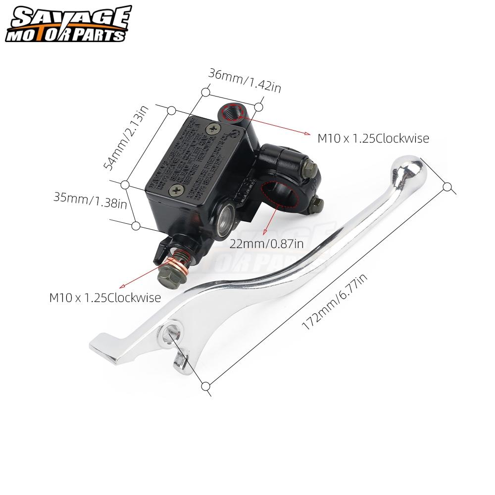 Front Brake Master Cylinder For Honda XR125L XR150L XR190L XR250L XR400R XR600R XR650L Motard Tornado Motorcycle Brake Lever