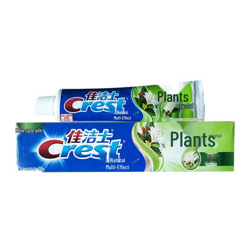 Crest Natural Multi-Effect Refreshing Mint Toothpaste 4-Pack