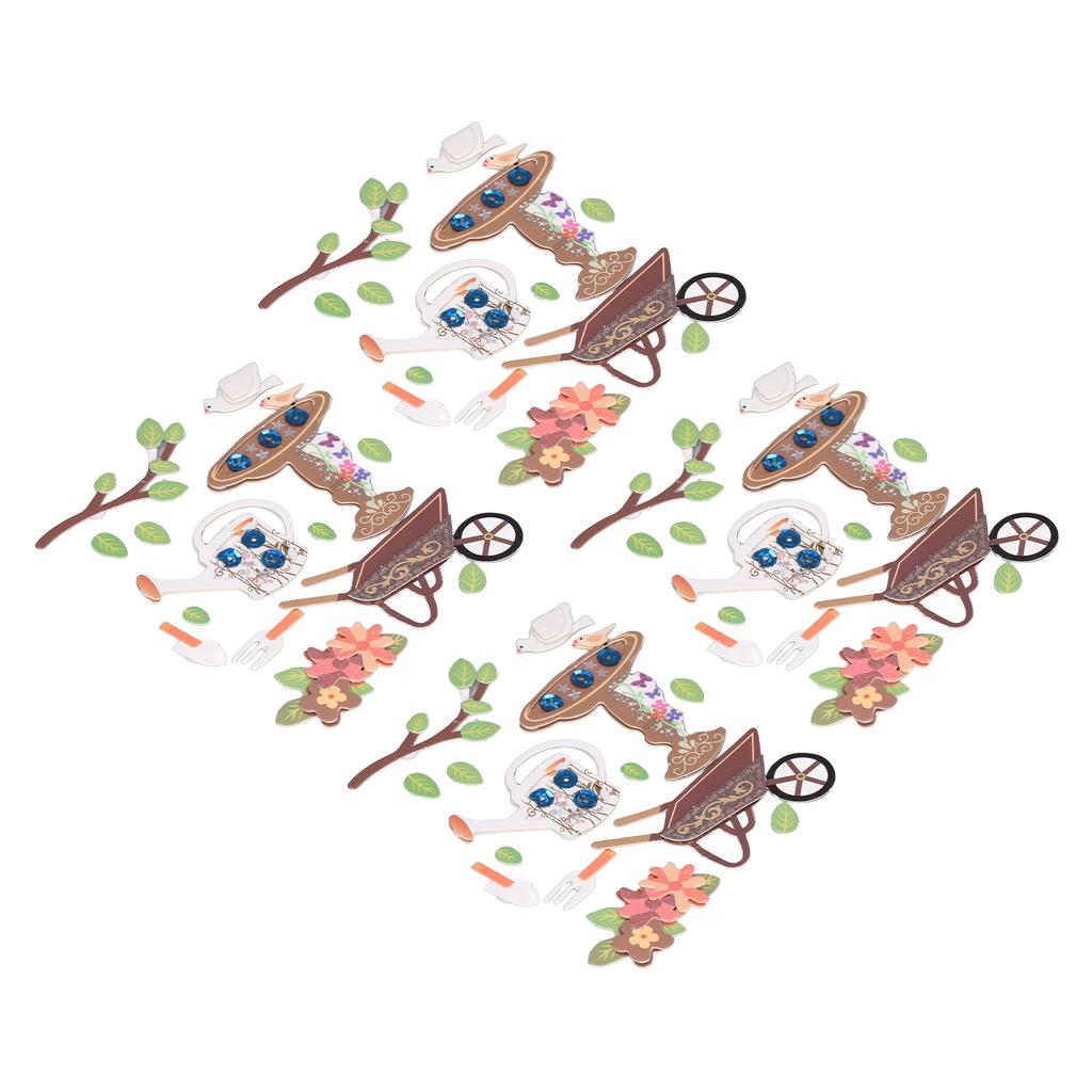 4 Set 3D Stickers Children DIY Creative Decorative Stickers for Teens Girls Kids Invitation Letter Greeting Cards
