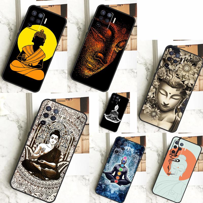 Mandala Buddha For OPPO A53S A57S A54S A38 A78 A58 A79 A15 A17 A77 A16 A76 A96 A52 A72 A5 A9 A94 A74 Case