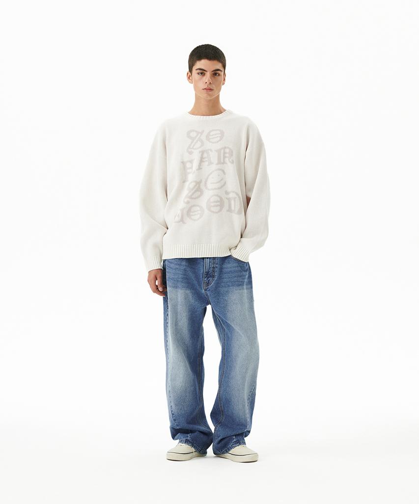 MAHAGRID So Far So Good Knit Sweater Ivory(Mg2Ffmk601A)