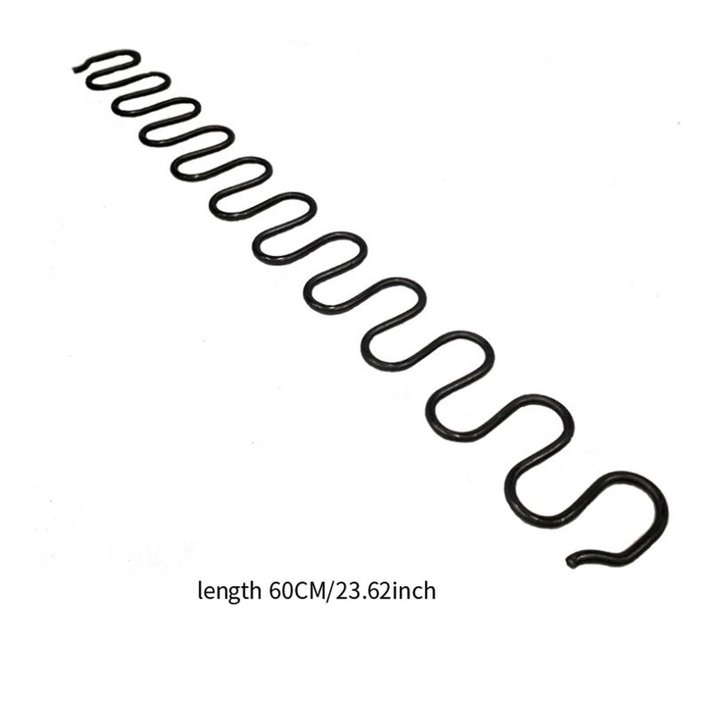 4x Sofa Upholstery Springs Zigzag Shape Wear Resistant Home Accessories Sturdy Hardware Parts Flexible Couch Springs to Fix Sofa