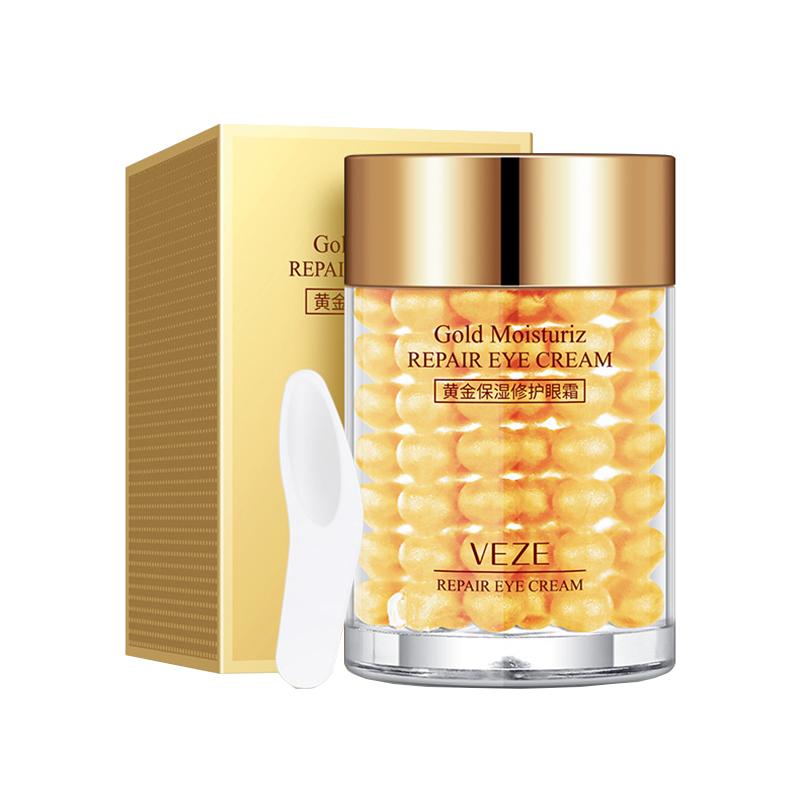 VENZEN 24Gold Eye Cream Moisturizing Anti Puffiness Anti Wrinkle Remove Dark Circle Eye Bag Anti-Aging Anti Puffiness Eye Care 30g