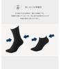 RENFRO Men's Five-Toe Socks, Made In Japan, Deodorizing, 5-Pair Set, Sizes 27-30cm, Black