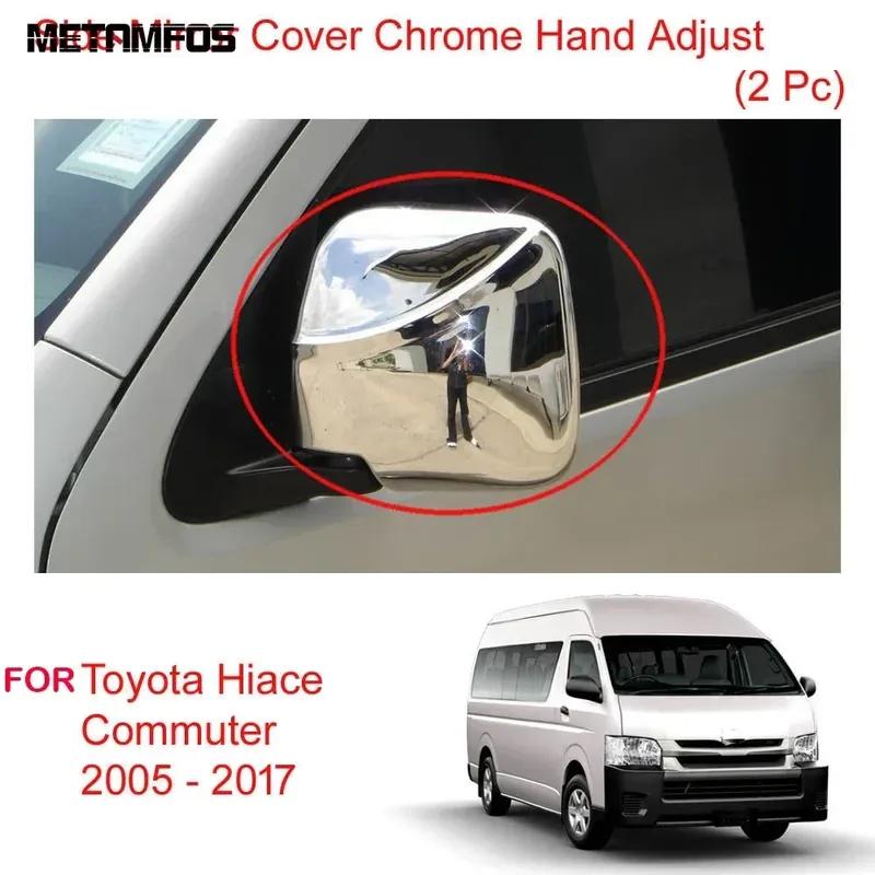 For Toyota Hiace Commuter 2005-2014 2015 2016 2017 Chrome Rearview Side Door Mirror Cover Trim Protection Cap Car Accessories