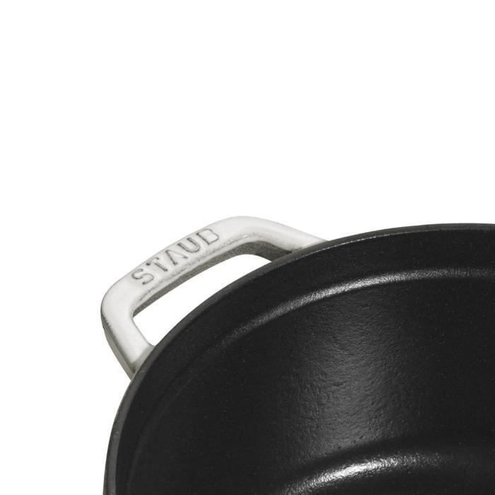 STAUB - Cocotte Ronde En Fonte, 20 Cm, Truffe Blanche