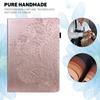 For Xiaomi Redmi Pad SE 4G 8.7 Inch Case Peacock Flower Pattern Card Holder Leather Tablet Cover