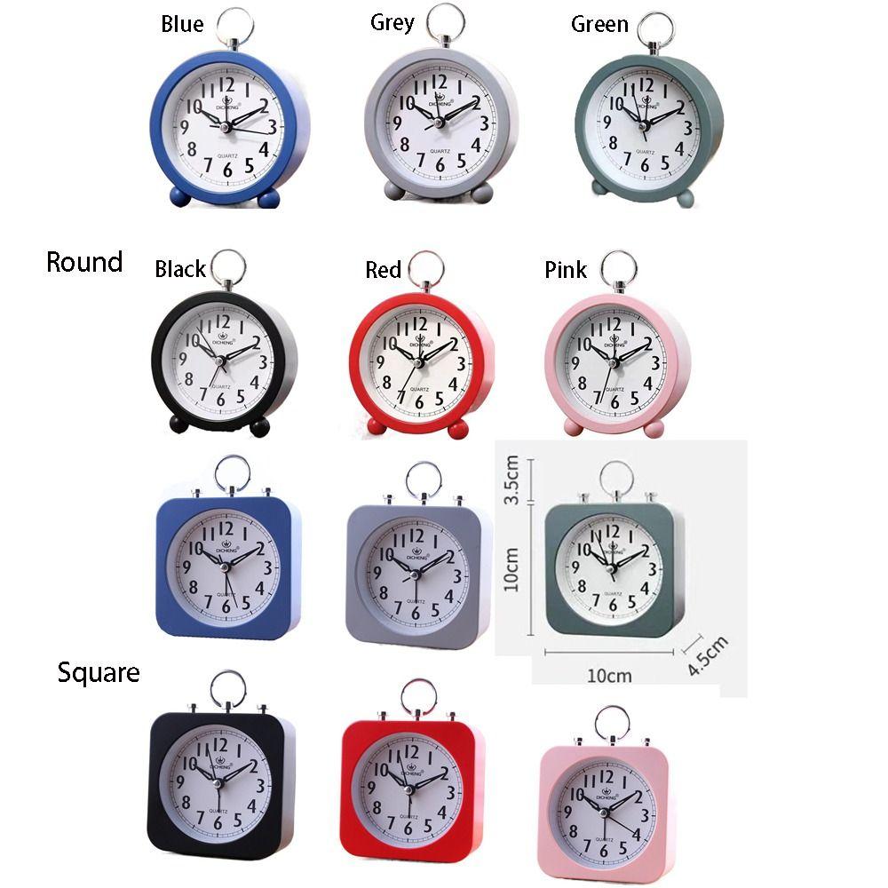 3D Bedside Alarm Clock Cute Lazy Silent Clock Personalized Electronic Wake-up Alarm  Bedside