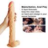 Lengthen Realistic Simulation Big Dildo with Strap Penis Sex Toy Female Vaginal Anal Masturbator with Suction Cup Lesbian