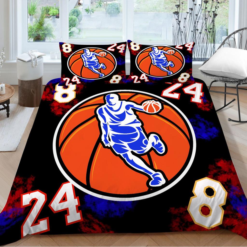 Basketball Series Bedding Two Or Three-Piece Sports Wind Polyester 3D Digital Printing