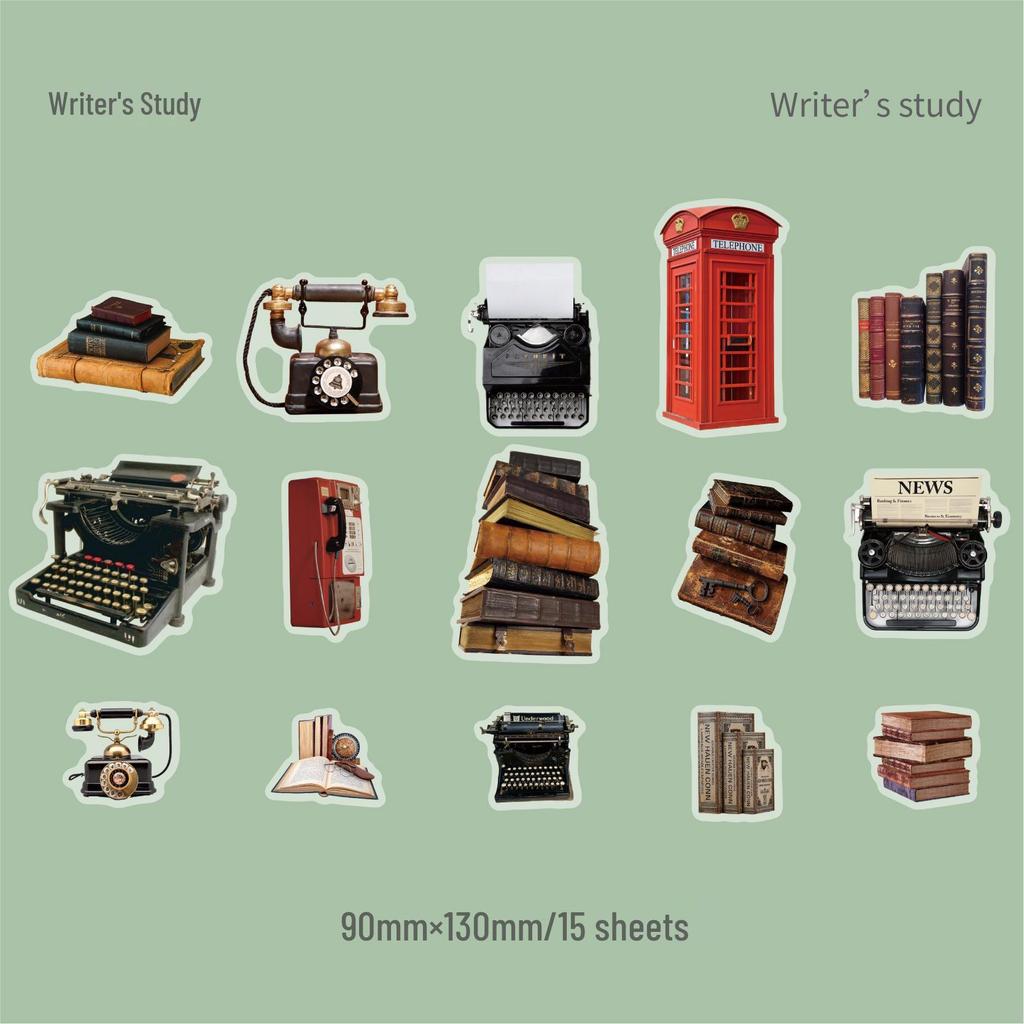 RetroStory Secondhand Series: Vintage Seal Stickers for Journals and ItaBags