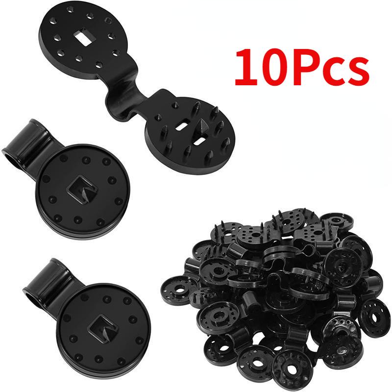 10 ks tienidla Heavy Duty Lock Grip Opätovne použiteľné spony tienidla Svorka na fixáciu tienidla