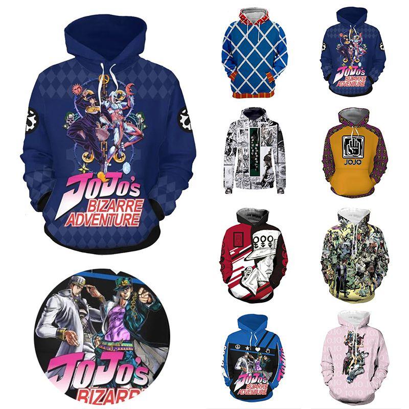 Jojos Bizarre Adventure Hoodie 3d Print Hooded Sweatershirt Pullover Cosplay
