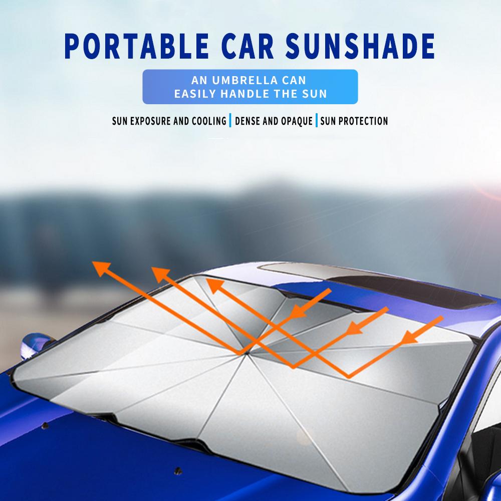 

Yuanshu Автомобильный солнцезащитный козырек на лобовое стекло, складной УФ-блокирующий чехол для внедорожника, грузовика