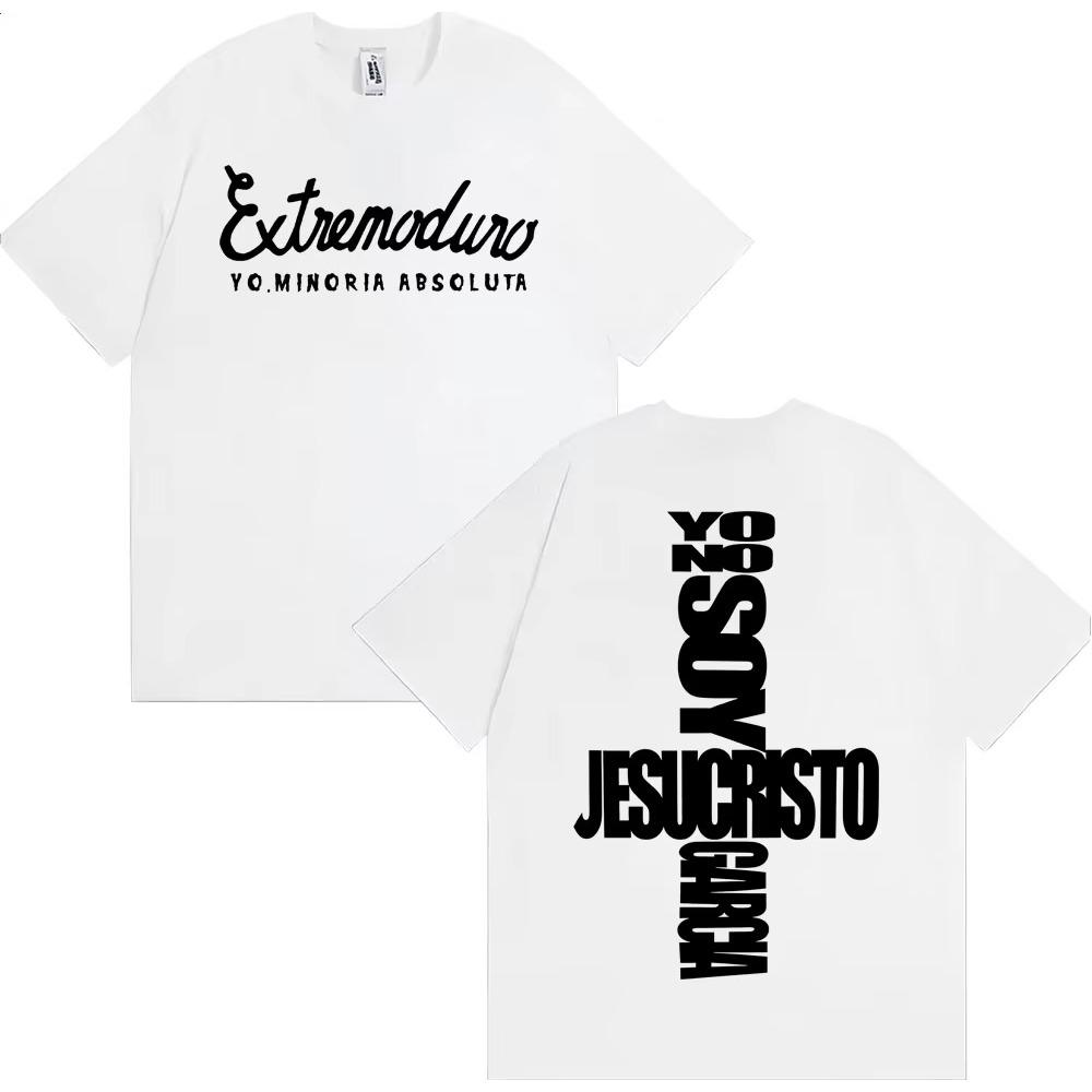 Cotton men's shirt Summer Jesucristo Garcia Album graphics shirt Women's Y2k Hip Hop streetwear Tshirt