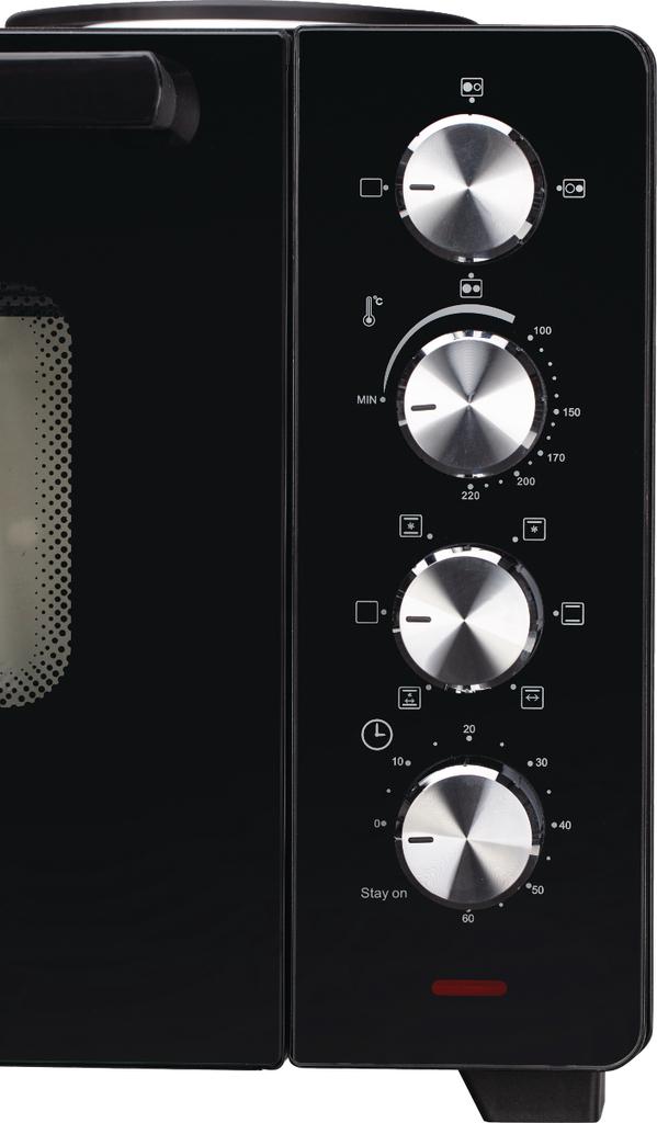 Gorenje | Minibackofen | OM30GBX | 30 l | Anzahl der Kochzonen: 2 | 1600 W | Schwarz