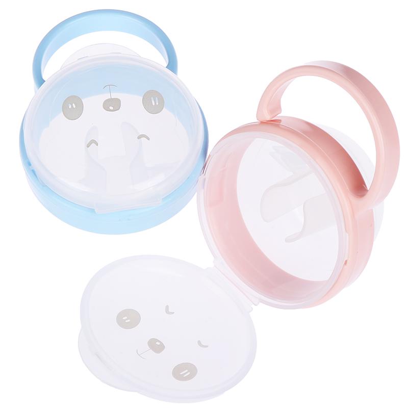1Pc Portable Baby Infant Pacifier Nipple Travel Soother Container Pacifier Box