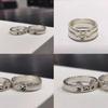 Fashionable Finger Rings Adornment Elegant Dog and Cat Shaped Rings for Couple