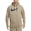 Swoosh Therma-FIT Fleece Pullover Trainings-Hoodie Herren Hoodies Khaki Schwarz CU6240-247