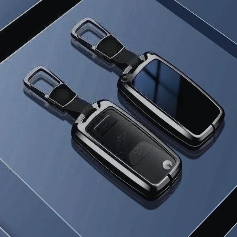 New Zinc Alloy Car Key Case Full Cover Protection Shell Bag For Vw Volkswagen Polo Tiguan Passat Golf Jetta Lavida