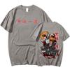 Anime BLEACH Kurosaki Ichigo Manga Graphic Cartoon Printed T Shirt Men Women Cotton T-shirt Short Sleeves Oversized T Shirts Streetwear Tops