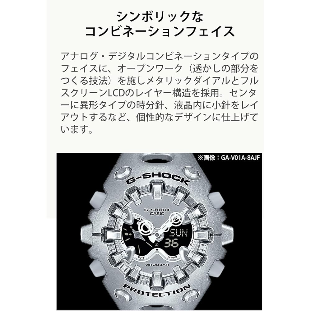 Casio G-Shock GA-V01SKE-6AJF Men's Purple Watch Water Resistant Durable Design