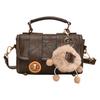 Retro portable small bag women's 2025 new versatile shoulder bag fashion pillow-type lock messenger bag